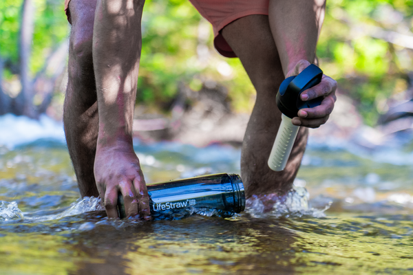 LifeStraw outdoor filtrační systém v přírodě