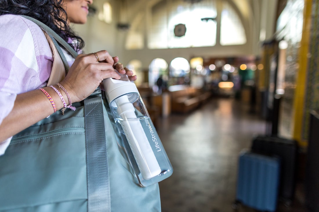 LifeStraw láhev jako stylový doplněk