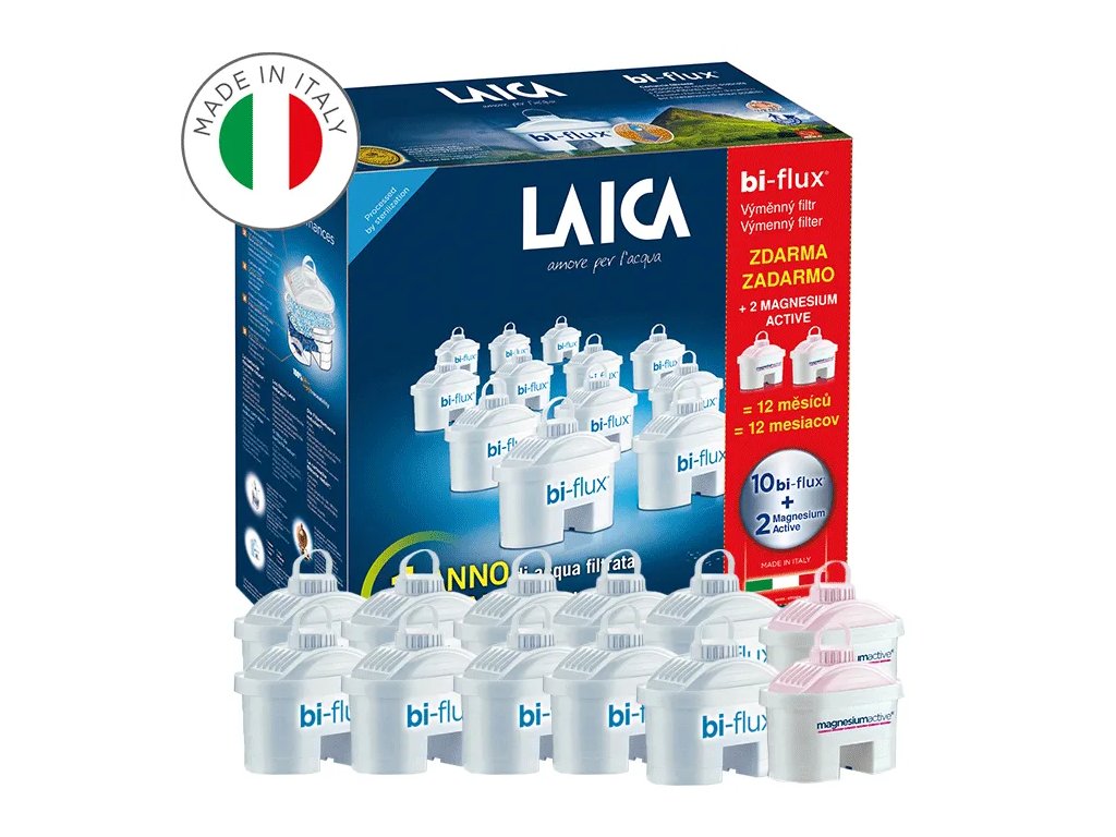 LAICA bi-flux — balení 12 ks originálních patron