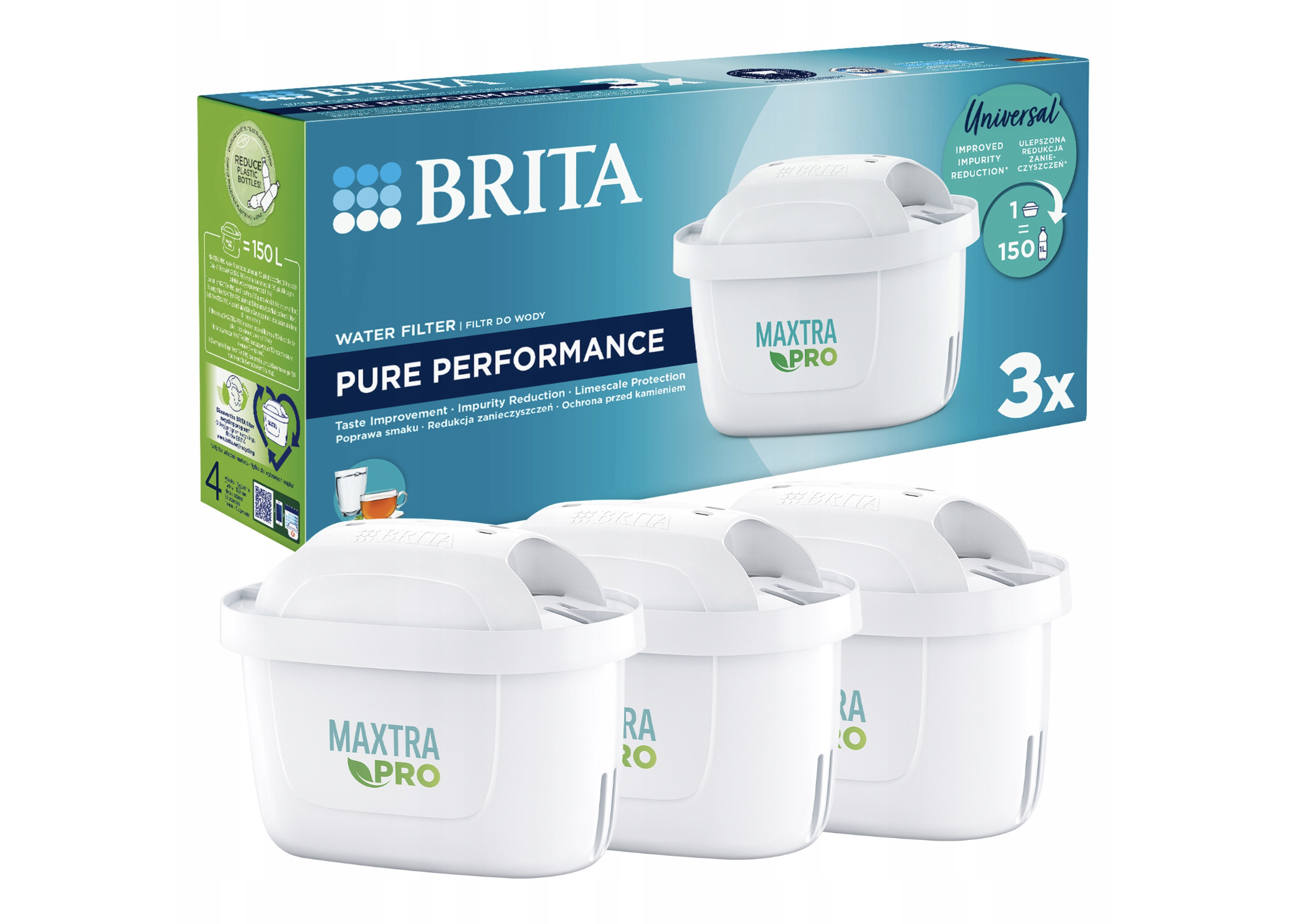 Brita Maxtra Pro Pure Performance – 3 ks