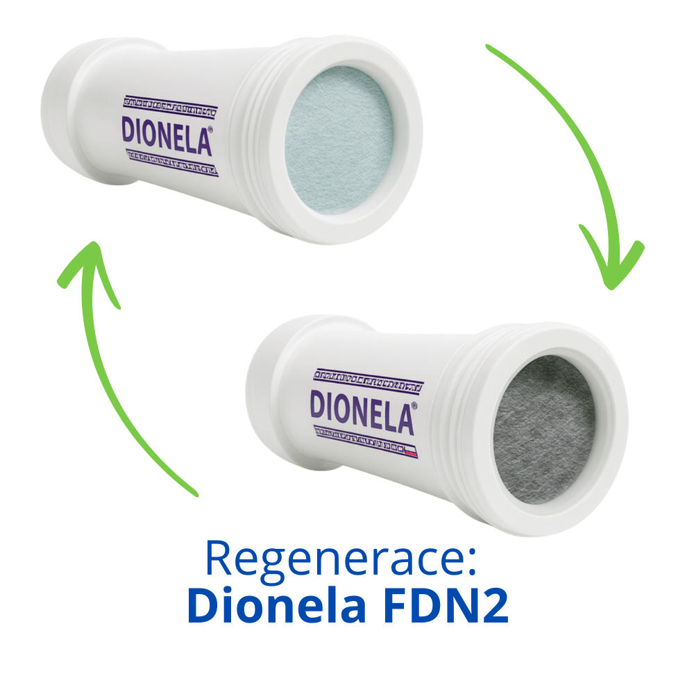 Regenerace vložky Dionela FDN2 pod dřez