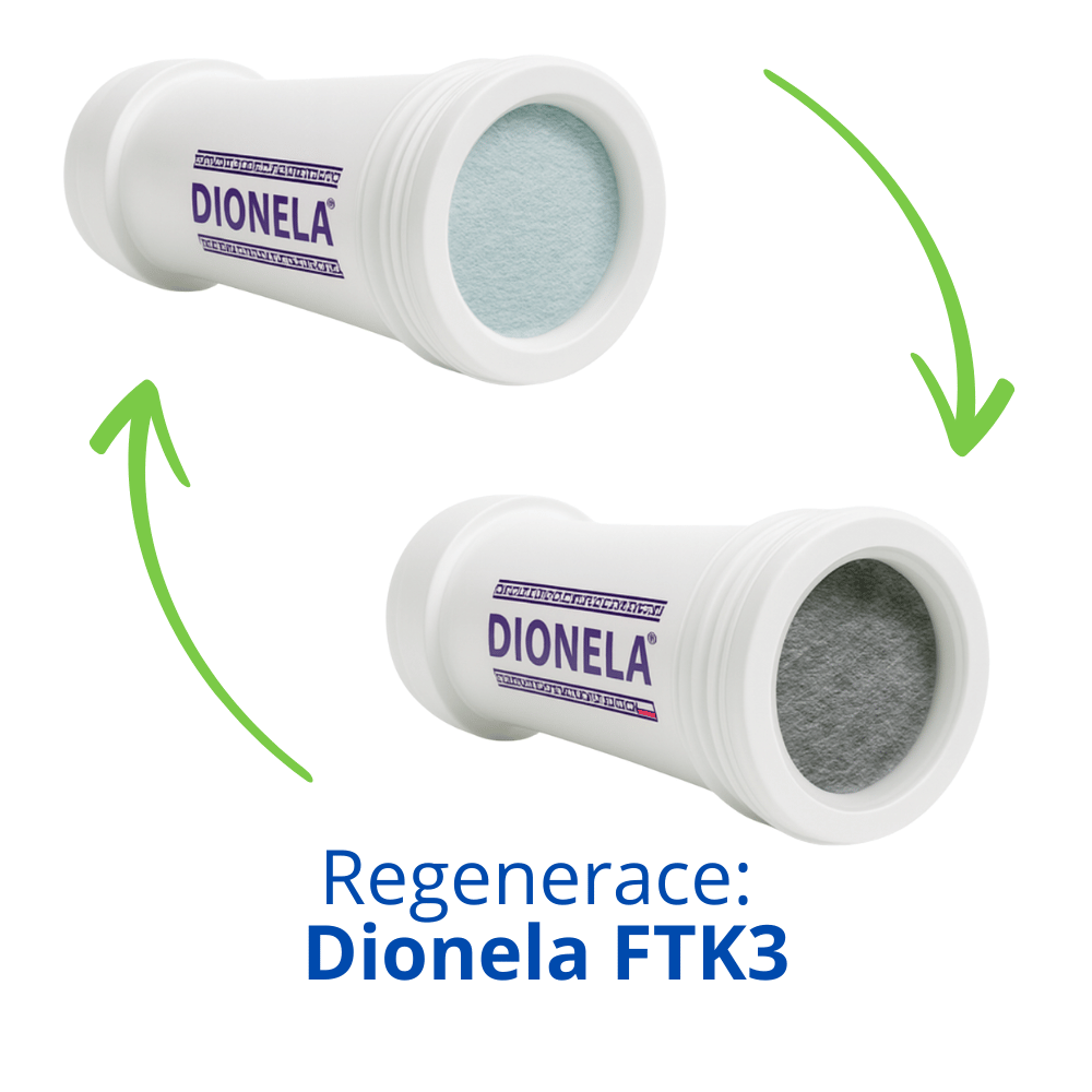 Regenerace vložky Dionela FTK3 pod dřez