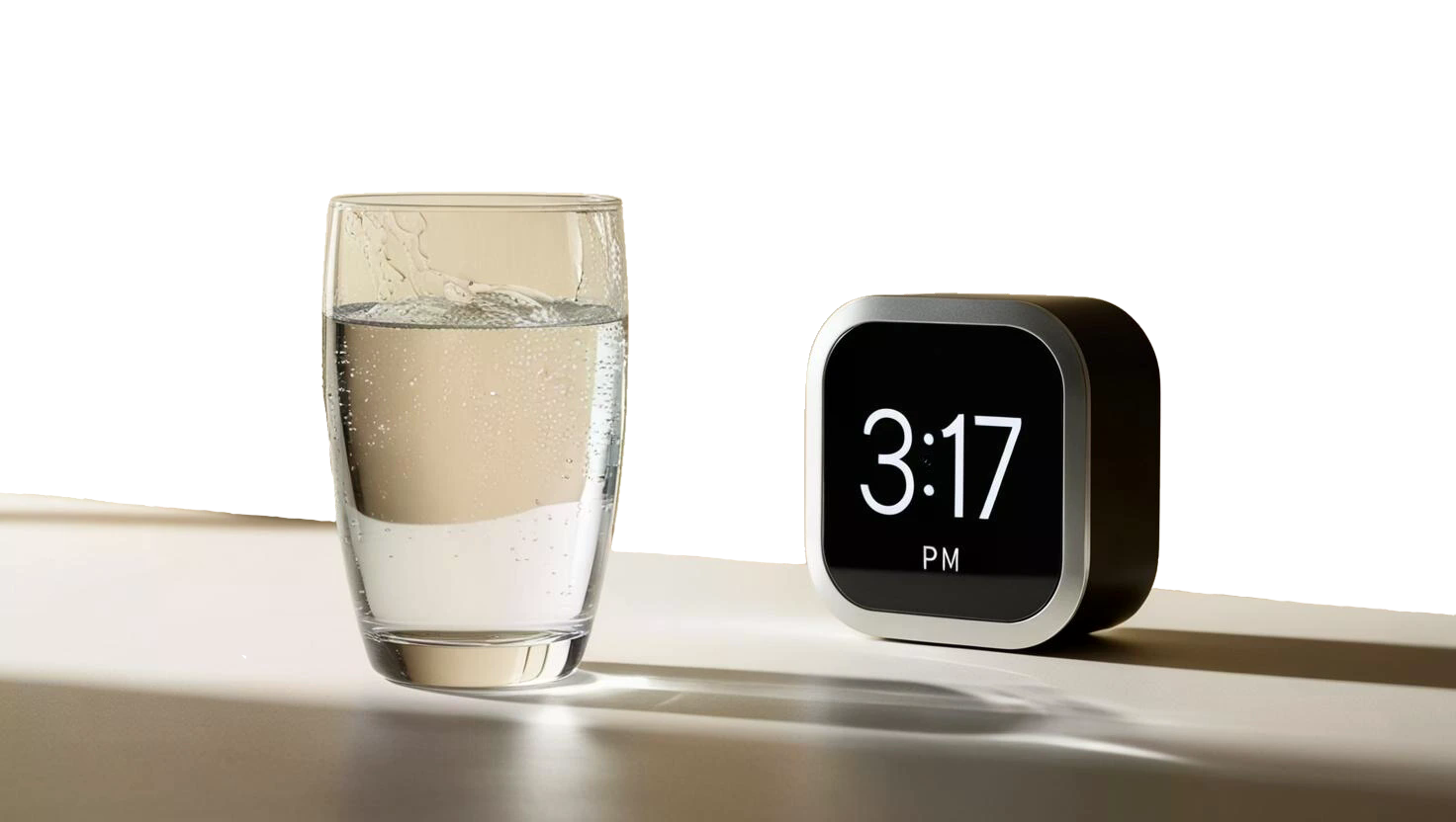 Sklenice vody – ilustrace jemnější chuti a každodenního rituálu