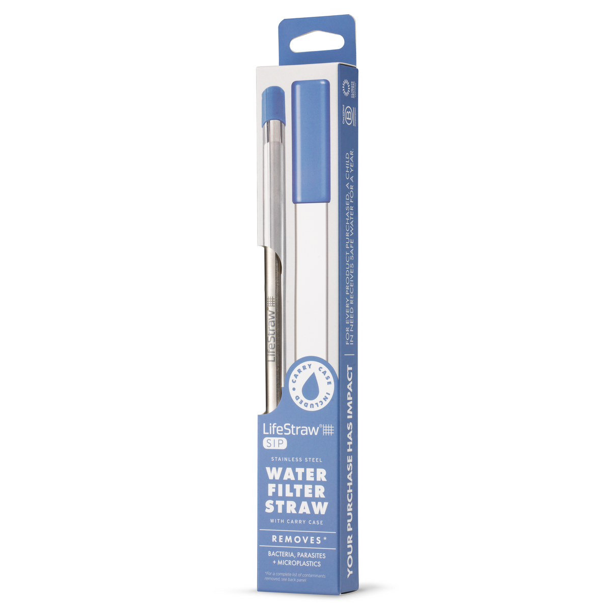 LifeStraw Sip v hygienickém silikonovém cestovním pouzdře