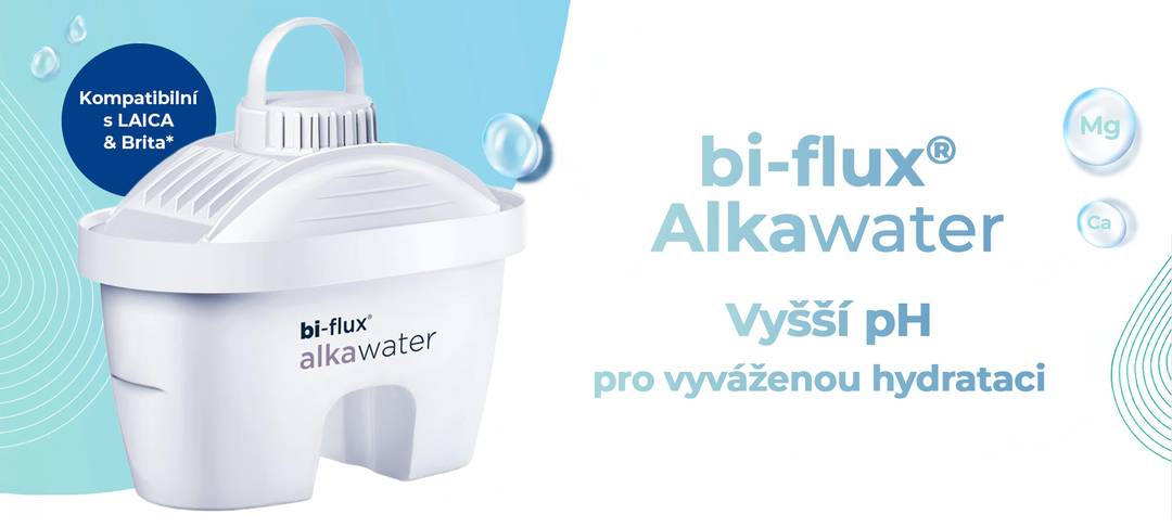 LAICA Bi-flux Alkawater – vyšší pH pro vyváženou hydrataci