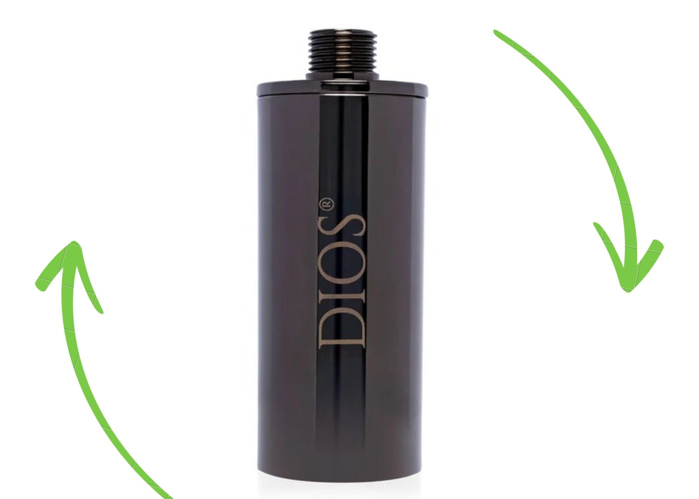 Regenerace sprchového filtru DIOS – Dark chrom